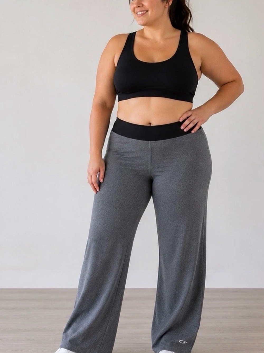 Champion Advanced Women's Gray Athletic Leggings Pants XXL New